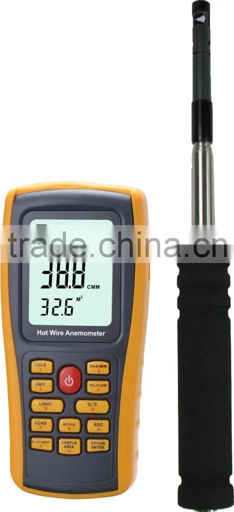 air temperature velocity sensor air flow meter hot wire anemometer