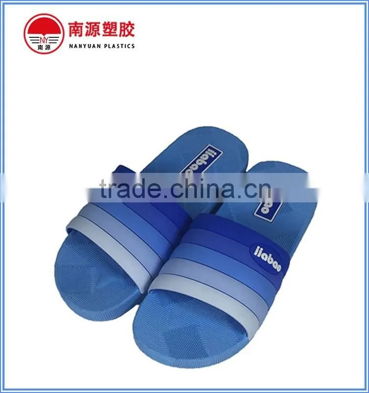 PVC rainbow strap fashion slipper for lady