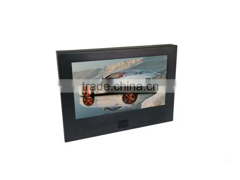 USB Updating 9" taxi video advertising player