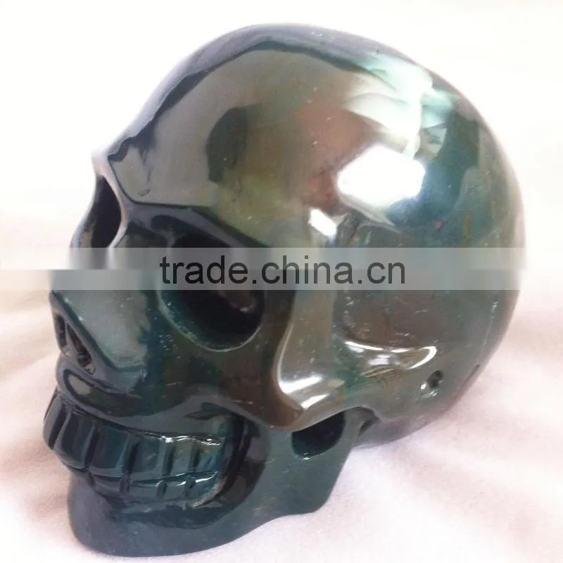 Natural Semi-Precious Gemstone Agate Skull With Retail Price