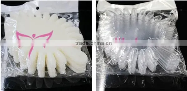 Hot transparent plastic ABS nail color polish chart display