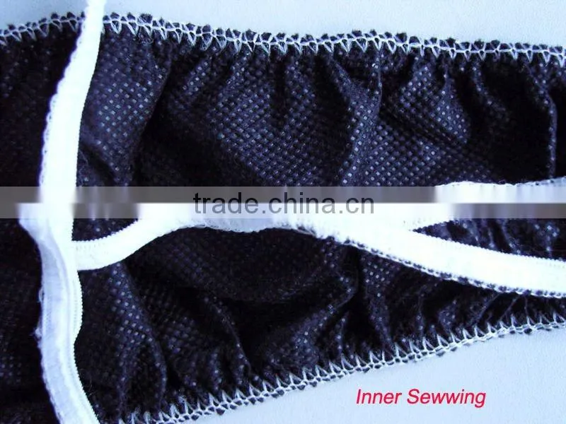 Disposable Sexy Thongs with White Elastic Edge