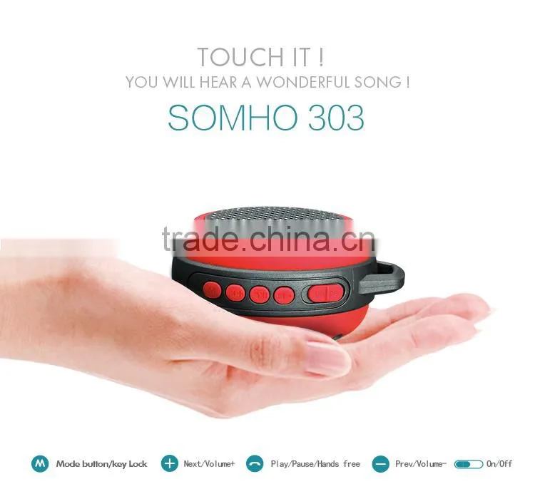 SOMHO perfect design mini bluetooth speaker wireless speaker S303