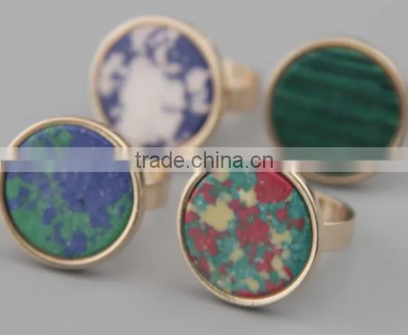 Cheap Colorful Alloy rings with the different shape