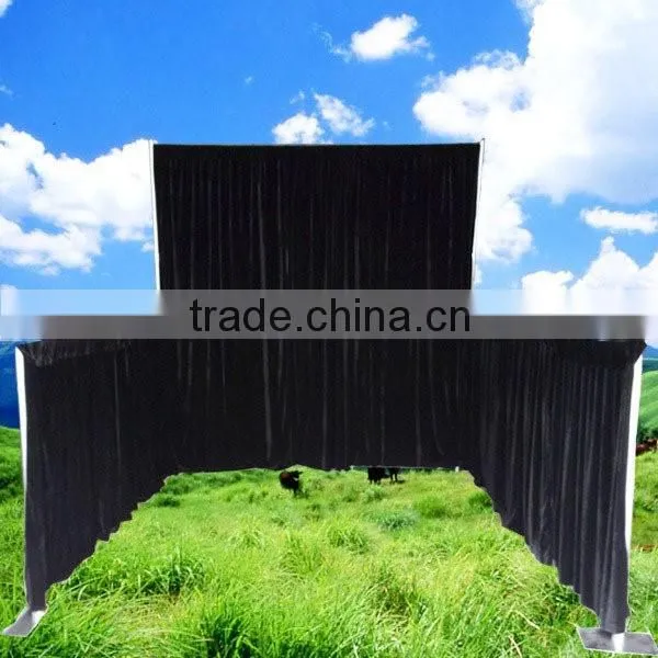 Tradeshow booth structure pipe and drape hot selling 10ft x10ft Convention curtain and pipe kits
