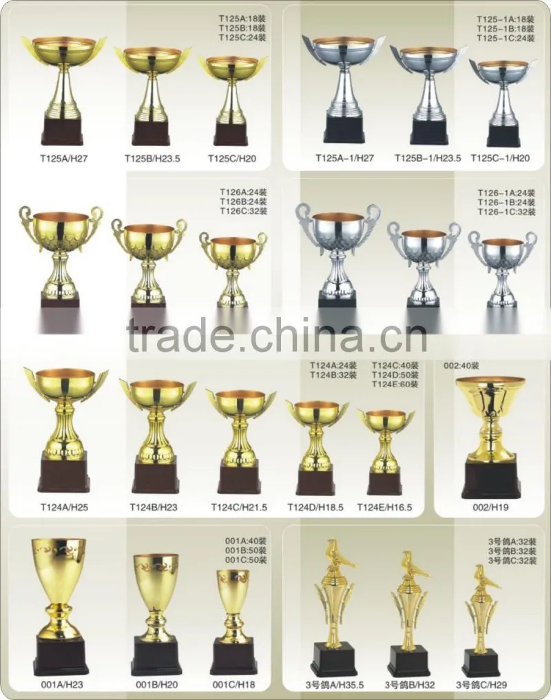 Students competition gifts 140ABC small souvenir trophies student awards gold trophy cup
