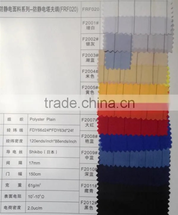 210T Taffeta Antistatic Fabric For Lining