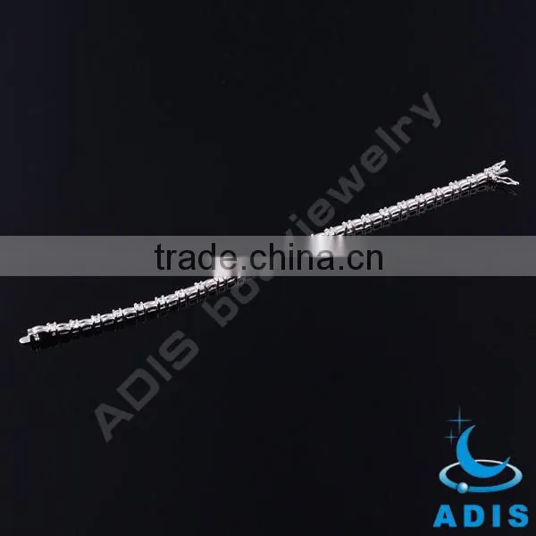 New Style Fancy Prong Setting Zircon Brass Chain Bracelets