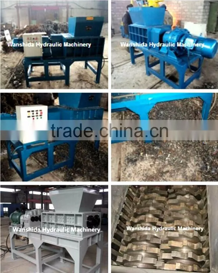 Scrap metal wood steel shredders machine