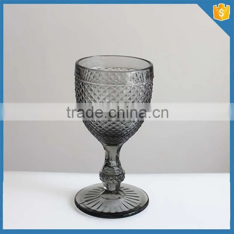 LangXu hand made bees glass stemware/colored goblet glass
