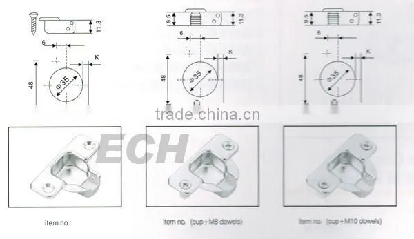 high quality small metal hinge