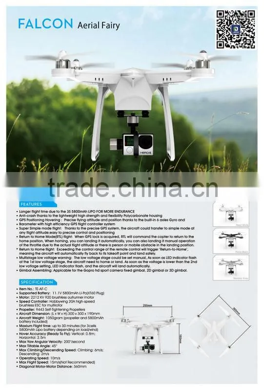 LEDO Factory price!!!2015 New Fashion of drone professional