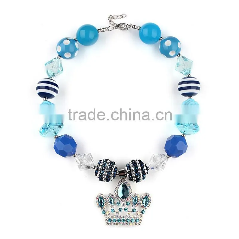 2016 bear pendants latest design beads necklace set