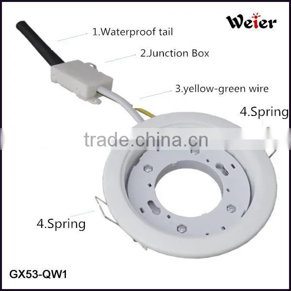 MR16 Lamp Holder Chrome Color Ceiling Fixture