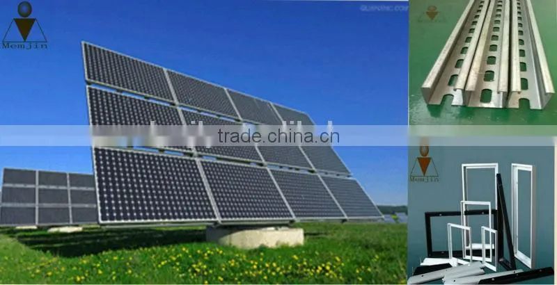 OEM high performance aluminium frame with glass panel