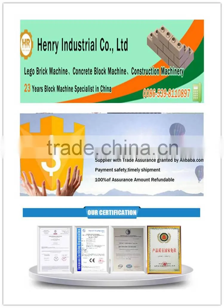 QMY4-45 mobile brick making machine egg layer type hollow block making machine for small scale industries