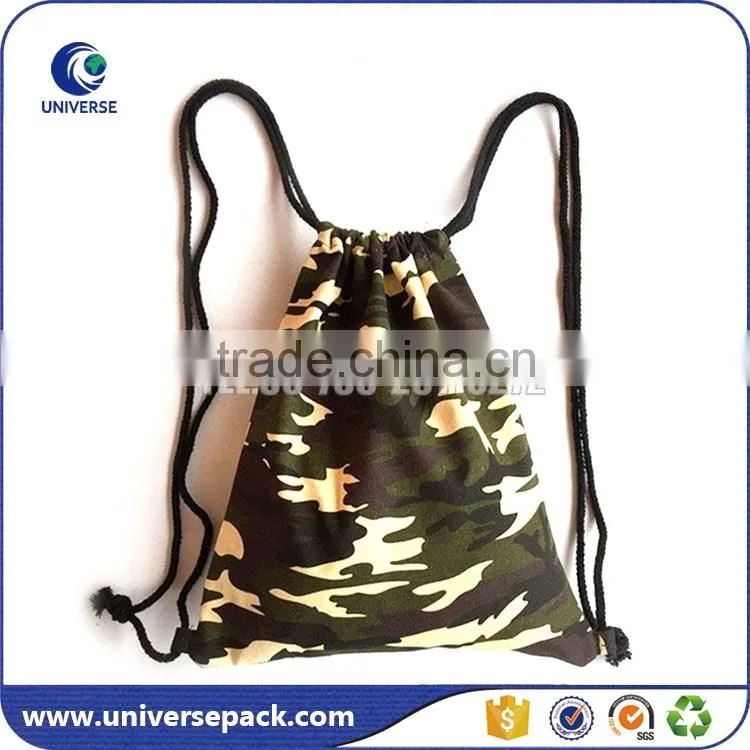 Wholesale promotion colorful fabric backpack bag