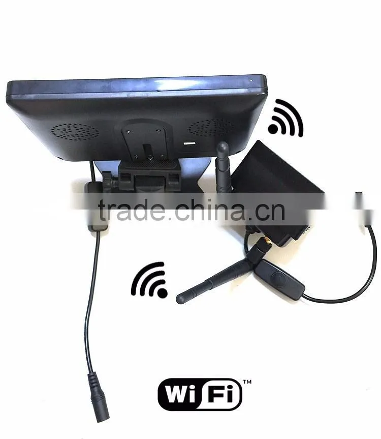 7 inch lcd truck monitor + wireless wifi Waterproof backup Camera for All Kinds of Cars/Buses/Trucks/Taxies