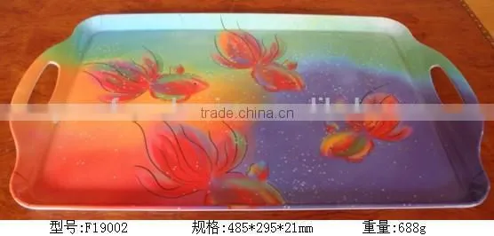 Melamine nice quality food serving trays