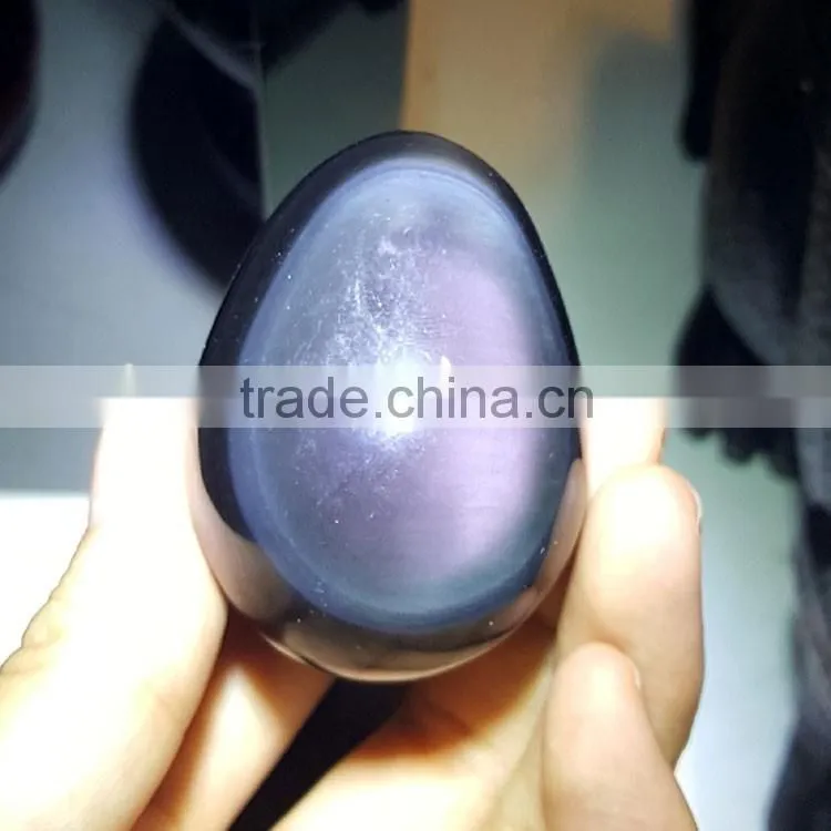 Rainbow Flashy Obsidian Eggs for Sale