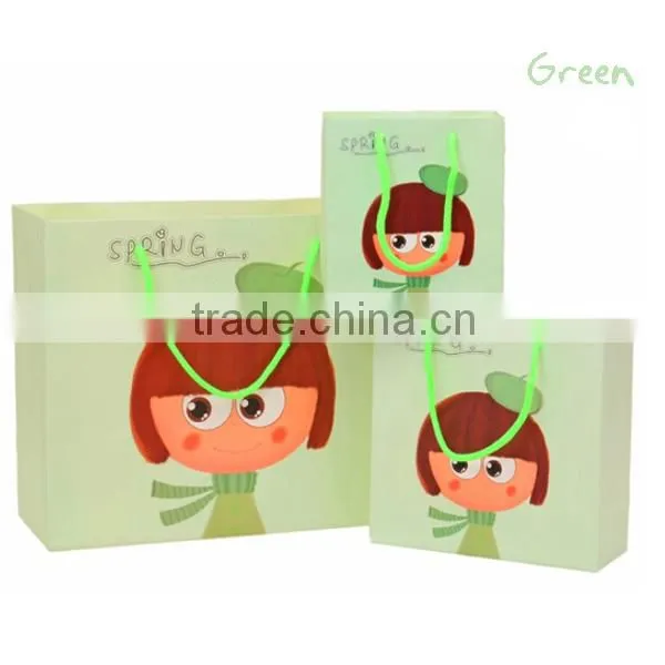 Various Cartoon Girl Figure Gift Paper Bag