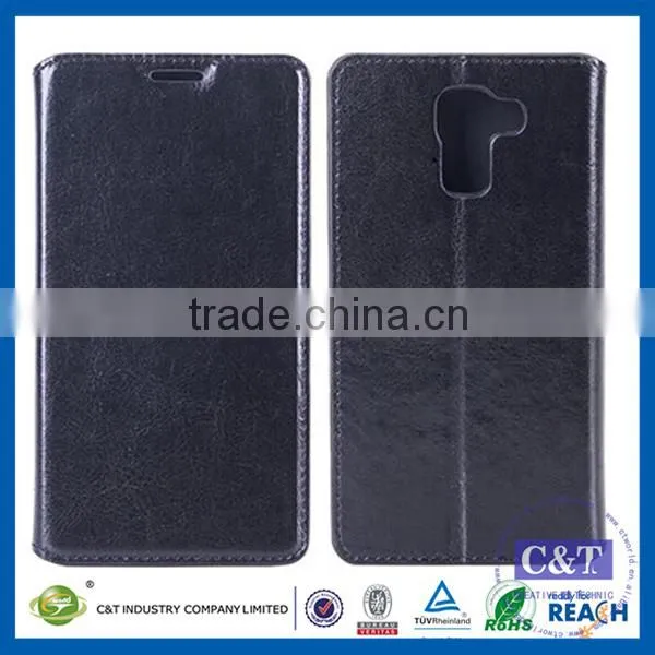 C&T Luxury Smart PU Leather Wallet Case Cover For Huawei Honor 7
