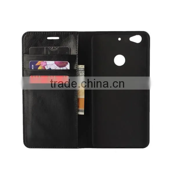 C&T Black Genuine Wallet Leather Flip Case Cover for Letv Le 1 5.5 inch