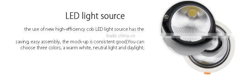 high-efficiency cob light Circular 21w led wall wash light