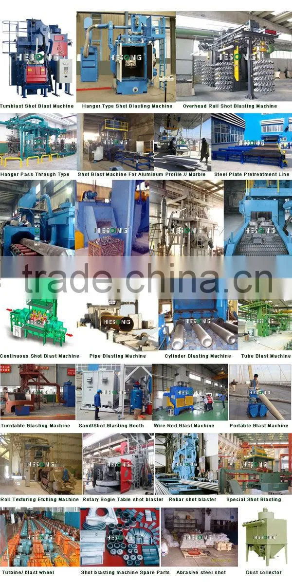 Aluminum Profile Shot Blasting Machine