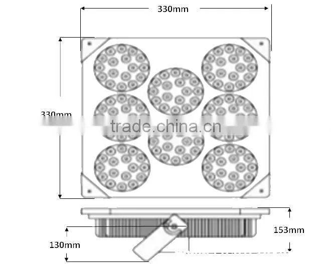 gas station led canopy light 120w