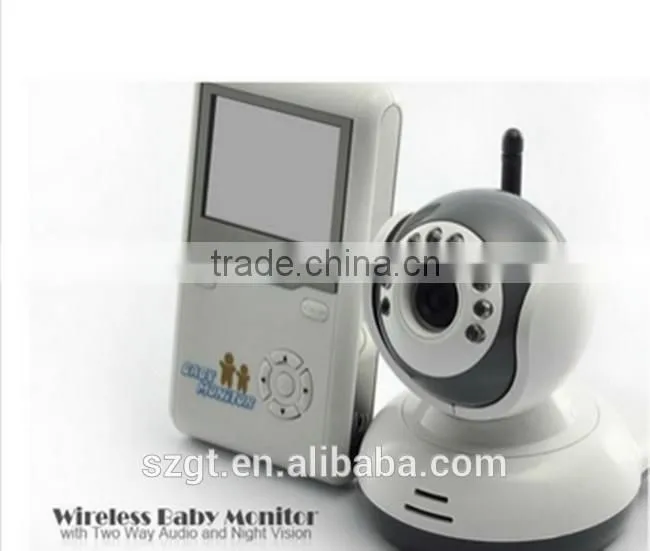 Chea Price Color LCD Nanny Monitors 2.4GHz Wireless Up To250 Meters 9 LED OEM Baby Monitor