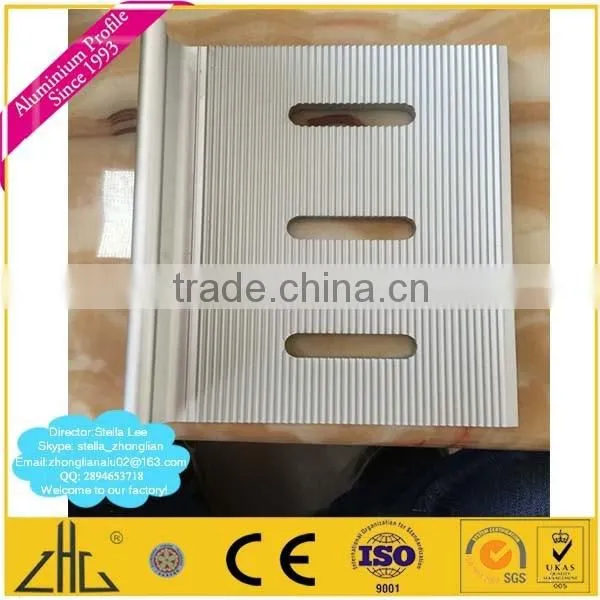 Wow!! aluminium profiles with drilled holes to make frame manufacturer Foshan/ Guangzhou CNC machining aluminium framing profile