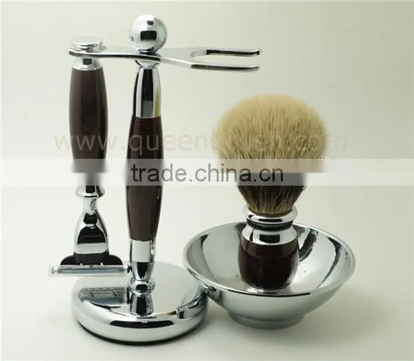 High Quality Badger Hair Shaving Brush Set