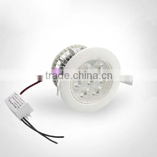 Fins 7W recessed led down light,700LM,AC85-265V,7*1W ,2 years warranty