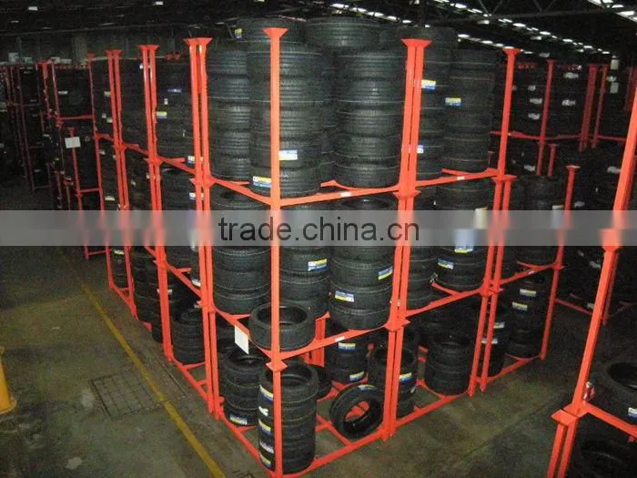 China factory hot selling tire stacking rack for Industrial warehouse storage solutions
