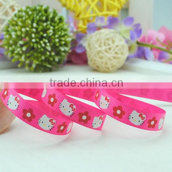 hot selling custom cartoon printed ribbon