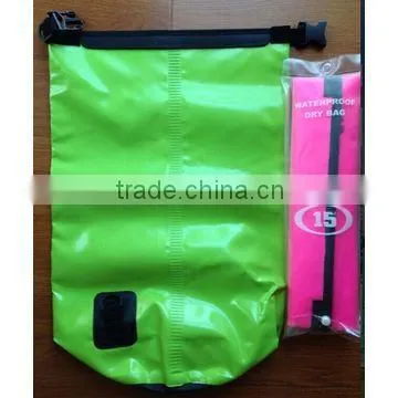 High Quality Waterproof Bakcpack, Customized Waterproof Sports Bag, 2015 Dry Gym Bag