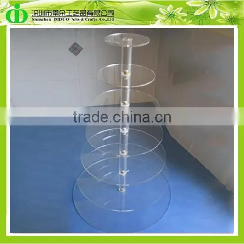DDC-0264 Trade Assurance Acrylic Round Cupcake Cake Stand