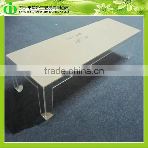 DDH-T124 Trade Assurance Clear Plexiglass Bedside Table