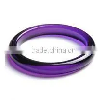 China new design fashion amethyst crystal wristband