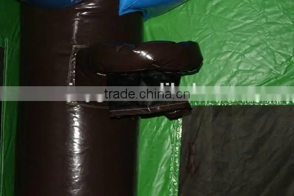 Jungle Theme 0.55mm PVC Tarpaulin Cheap Inflatable Castle Slide