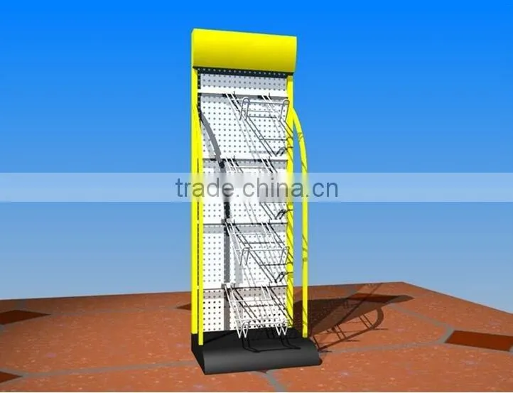 new design auto car metal display shelf for steering wheel cover