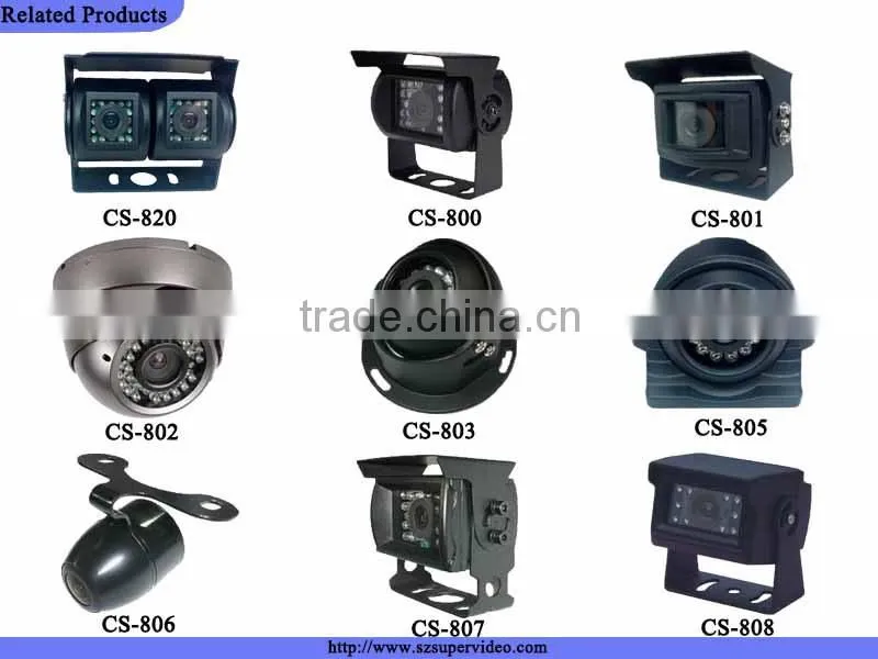 10.1 inch car quad monitor automobile dashboard monitor with 4 video input