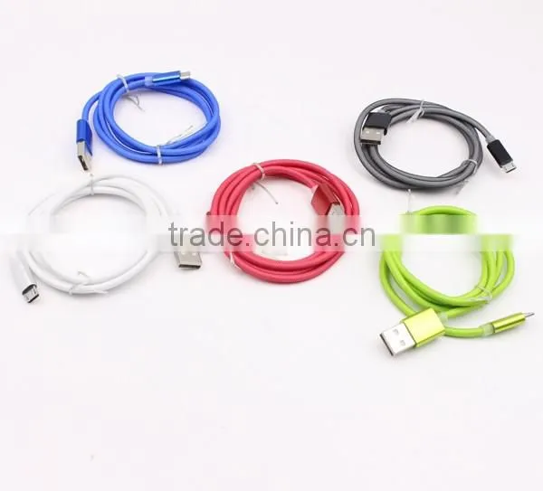 Hot!!!Sale 2016 charging and data transfer double function for reversible micro usb 2.0 data cable