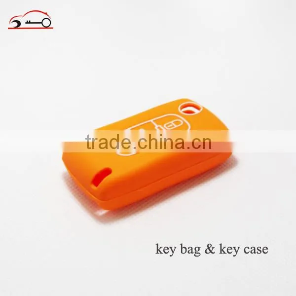 Okeytech silicone car key cover VW 3 buttons silicone key cover for silicone key cover