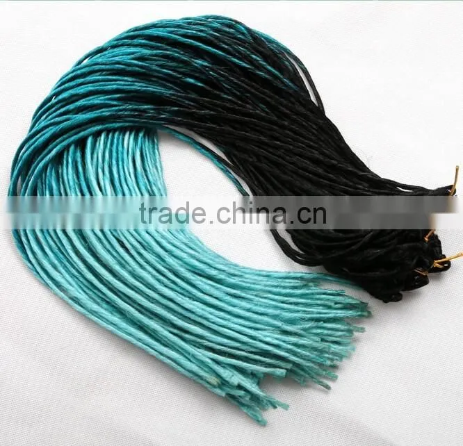 F6677 synthetic hair extensions twist braid,two colored synthetic braiding hair