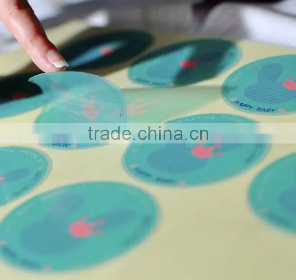 80g art paper OEM self adhesive barcode shipping label sticker