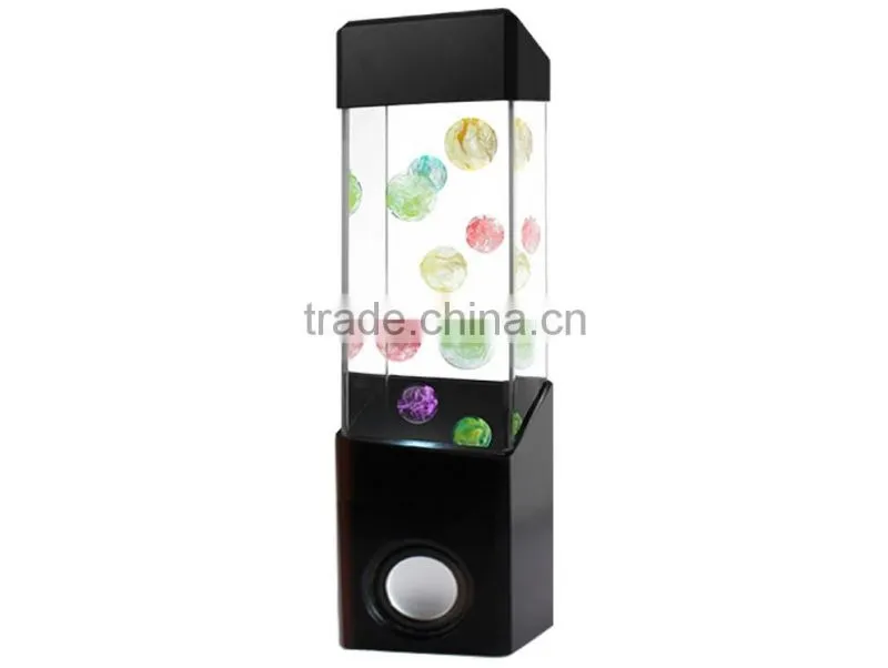 F-1218M Mini Marble Dancing Water Subwoofer Speaker with Music Beats and color changing