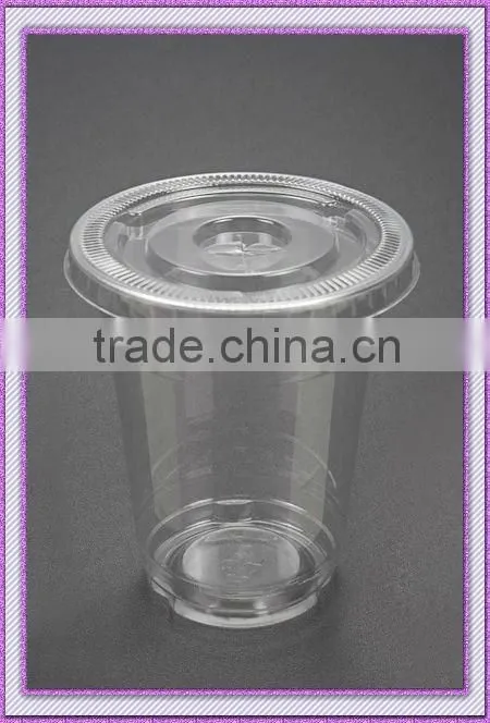 disposable clear 12oz beverage cup