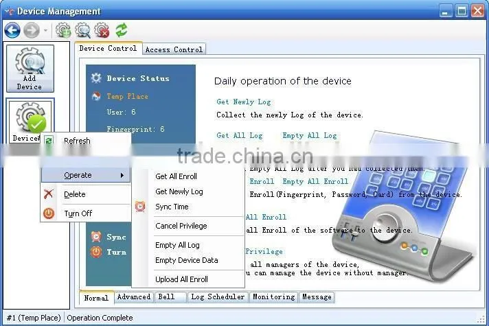 Ethernet Linux Advanced biometric RFID Solutions p2p access control China manufature (JYF-F211)